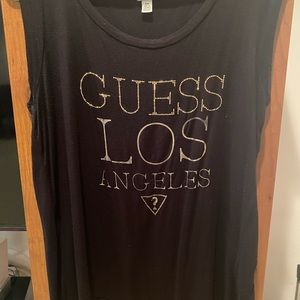 Black Guess sleeveless top